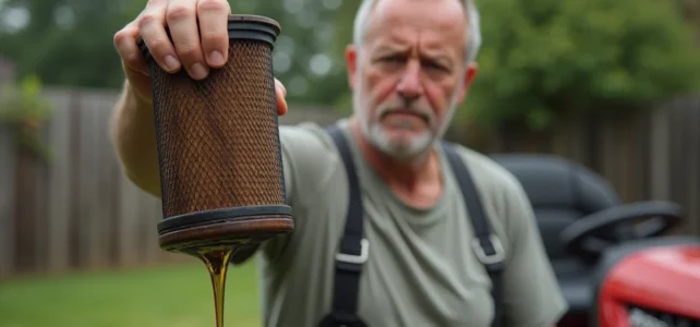 Filtre à air de tondeuse imbibé d’huile : causes fréquentes et solutions efficaces Filtre à air de tondeuse imbibé d’huile : causes fréquentes et solutions efficaces