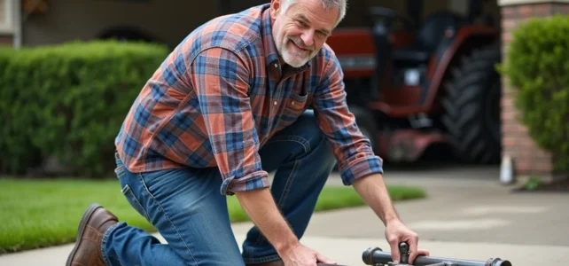 Comment fabriquer facilement un lève tracteur tondeuse maison pour l’entretien Comment fabriquer facilement un lève tracteur tondeuse maison pour l’entretien